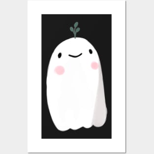 Cute Ghost drawing Posters and Art